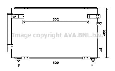 AVA QUALITY COOLING Конденсатор, кондиционер TOA5621D